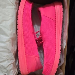 Hey Dude Vibrant Pink Sneakers